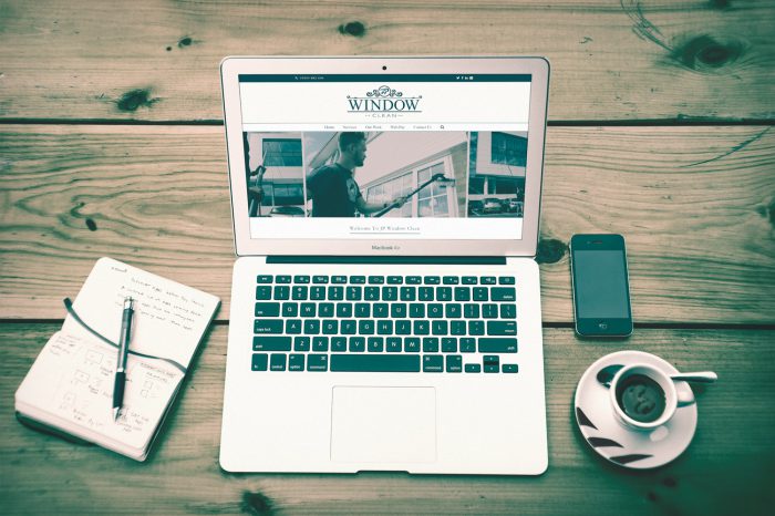 JP Window clean Hipster style mock up JP Window clean Hipster style mock up